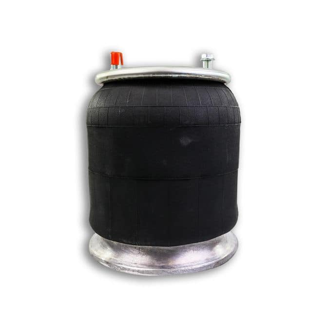 HD Value HDV9781 Freightliner Cascadia rear suspension air spring with aluminum piston base replacing Firestone W01-358-9781