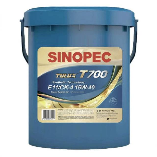 SINOPEC 15W-40 Synthetic Diesel Engine Oil | 5 Gallon Pail