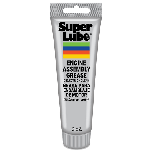 Super Lube Engine Assembly Grease 3 oz tube for engine assembly, camshaft, bearing, and valvetrain lubrication