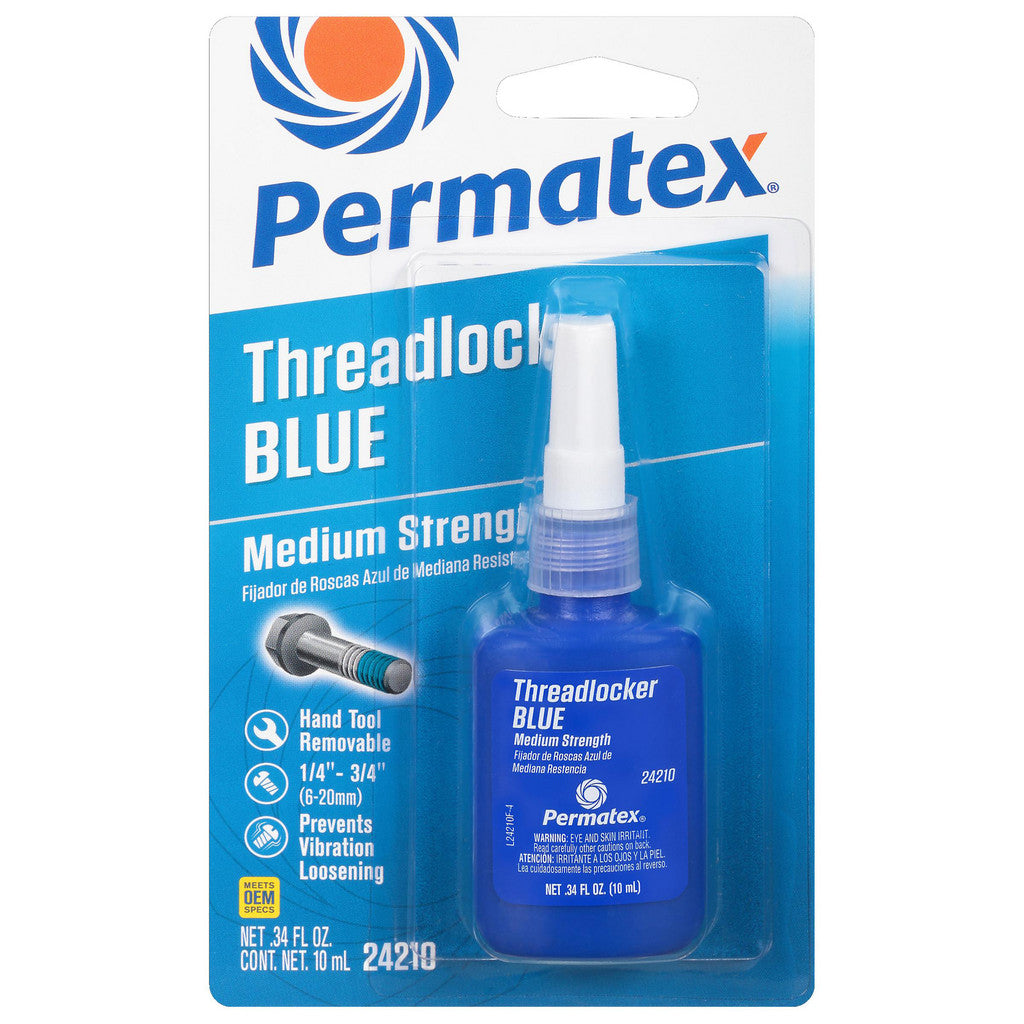 Permatex 24210 Blue Medium Strength Threadlocker 10 mL