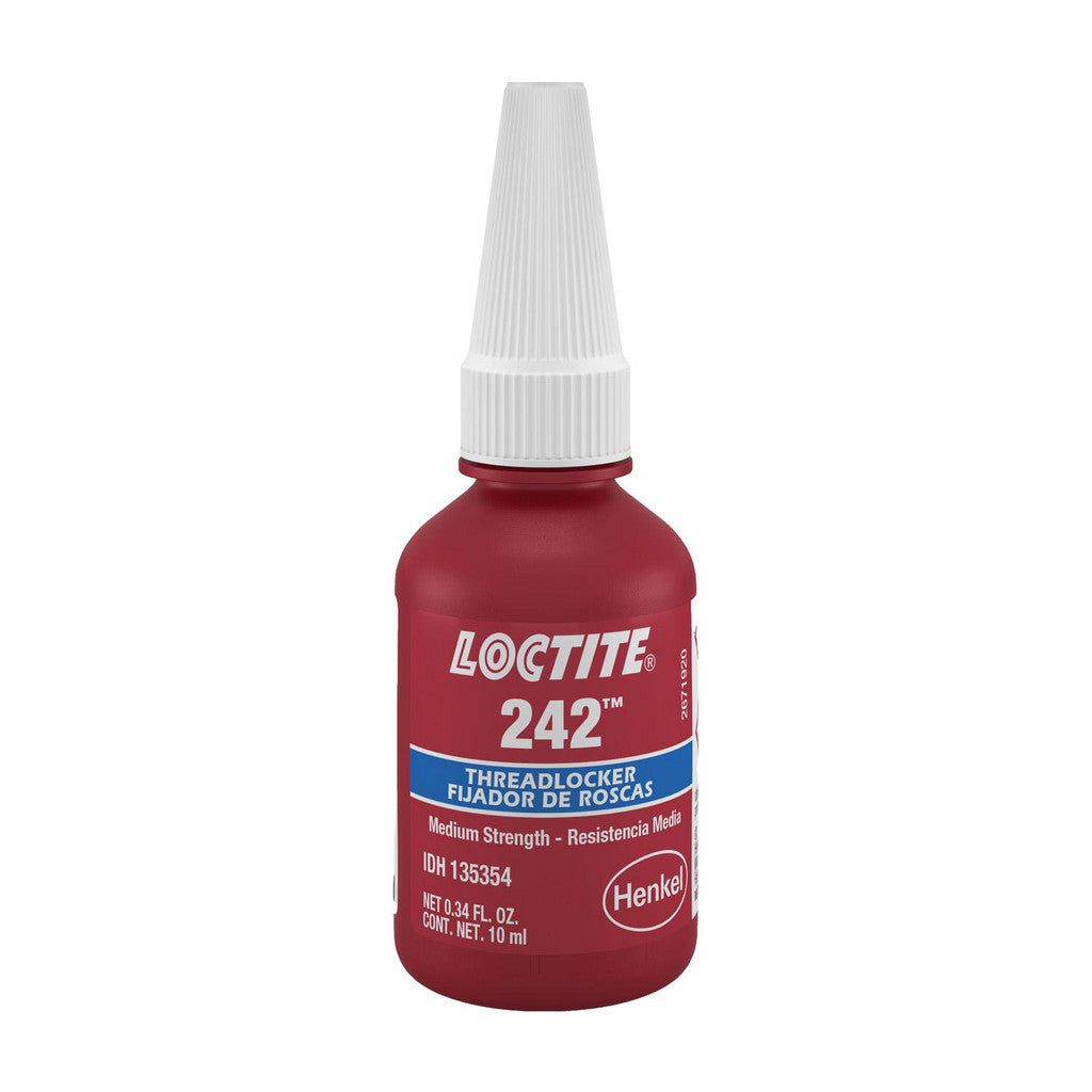 LOCTITE 242 Blue Medium Strength Threadlocker 10 mL bottle