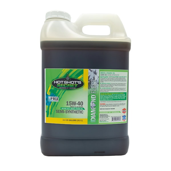 Hot Shot's Secret Green Diamond Fleet 15W-40 Semi Synthetic | 2.5 Gallon