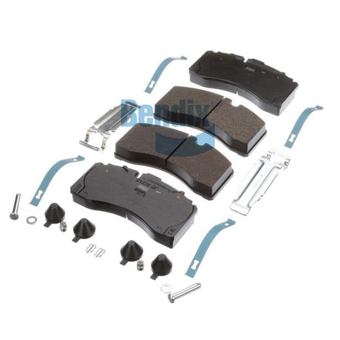 Genuine Bendix K297277 BX277 air disc brake pad axle set for ADB22X heavy duty truck and trailer braking systems