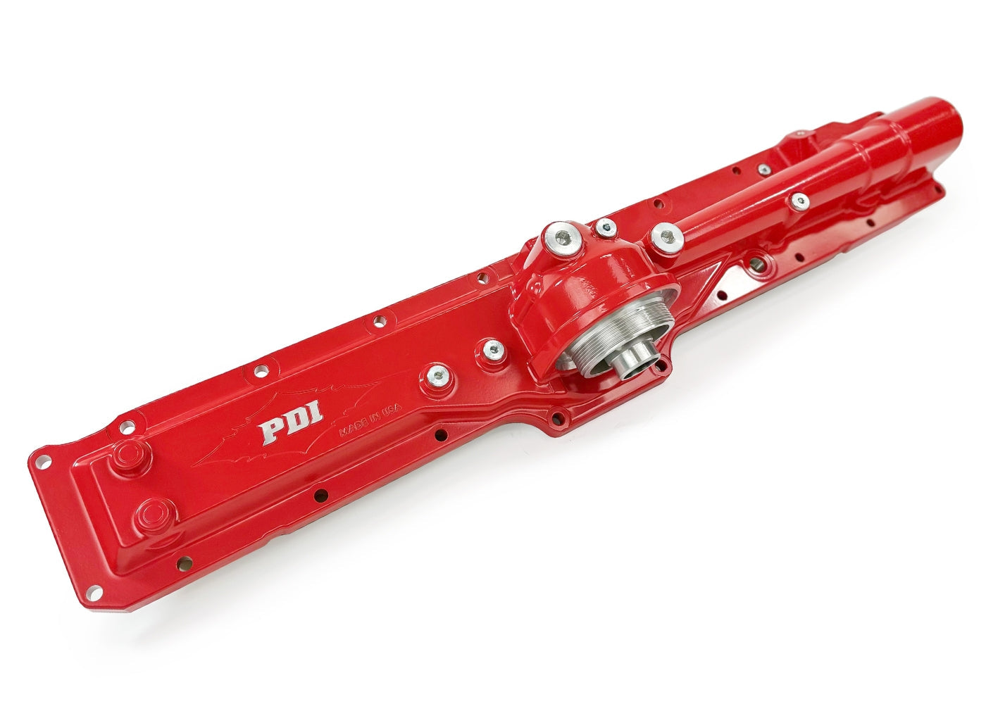 PDI Big Boss Dual Oil Cooler for Cummins X15 and ISX15 engines. Reduce oil temps, improve reliability, and protect your engine.