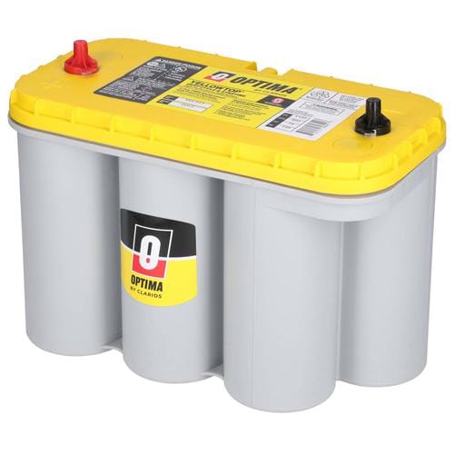 OPTIMA D31T YELLOWTOP 8050-160 Group 31T AGM battery 900 CCA with threaded stud terminals for heavy duty semi trucks
